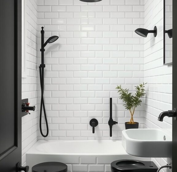 14 Stunning Bathroom Designs Featuring Black Fixtures