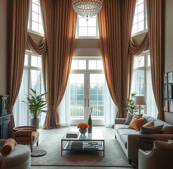  13 Stunning Curtain Ideas to Transform Your Living Room