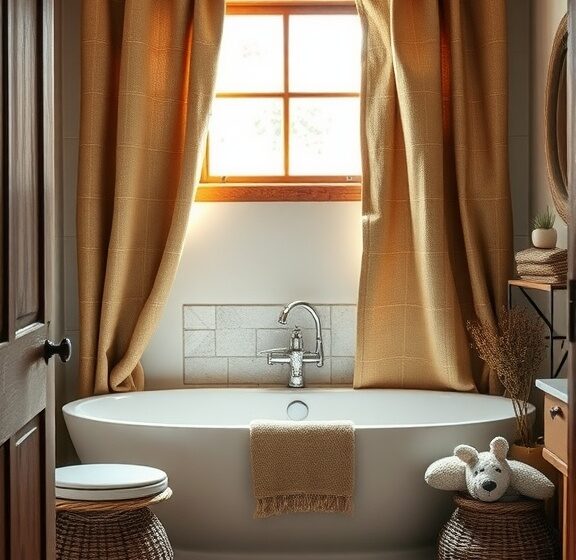 Rustic Farmhouse Bathroom
