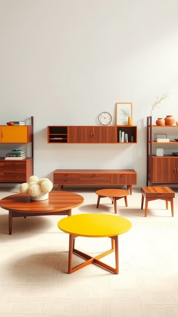 mid century modern coffee table