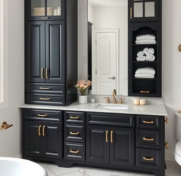 14 Stunning Bathroom Designs Featuring Black Fixtures