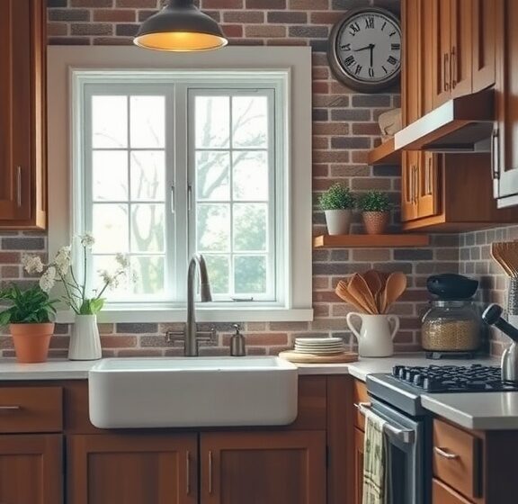 14 Stunning farmhouse kitchen brick backsplash ideas to Elevate Your Space