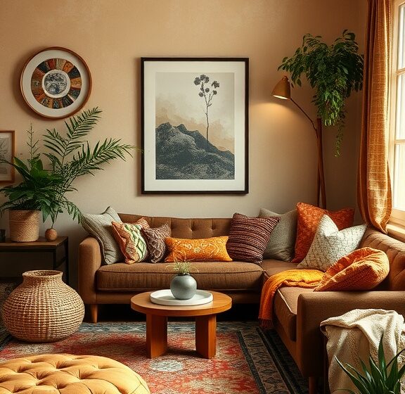 10 Must-Have Items for an Earthy Boho Living Room