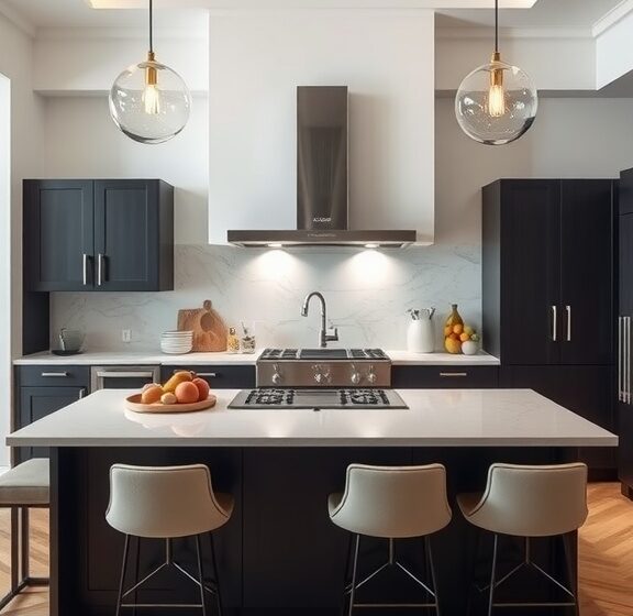 12 Stunning Kitchen Islands with Built-In Stoves