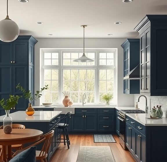  13 Stunning Navy Blue Kitchen Cabinet Ideas to Elevate Your Space
