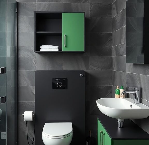  10 Stunning Green and Black Bathroom Ideas for a Luxe Makeover