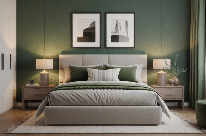 15 Stunning Green and Gray Bedroom Ideas for Stylish Inspiration