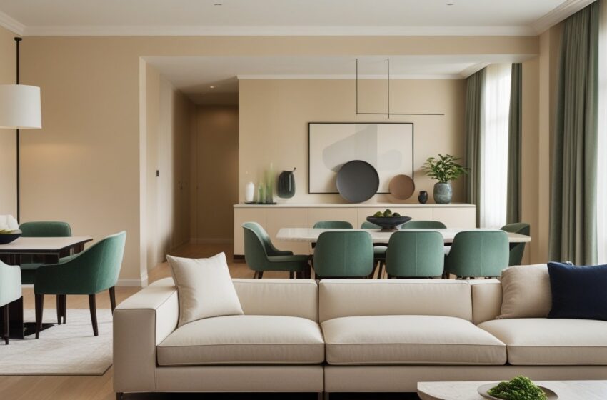  16 Elegant Open Concept Living and Dining Room