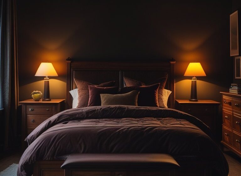  18 Dark Cozy Bedroom Ideas for a Romantic Atmosphere