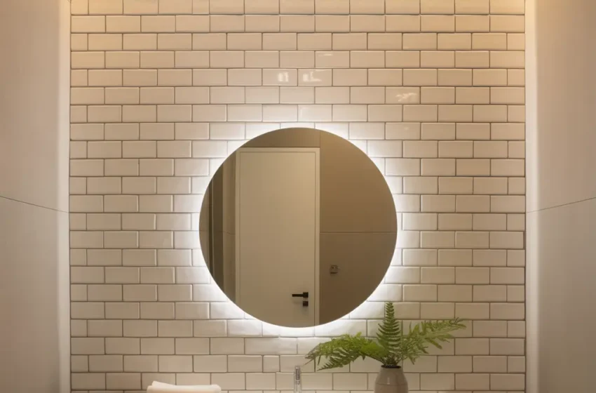 white subway tile bathroom