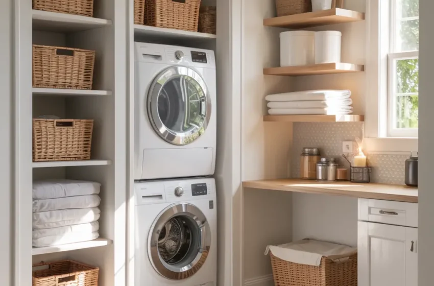 Pantry Laundry Room Combo