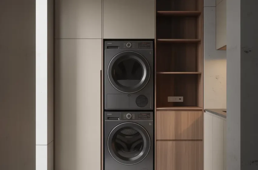  15 Stylish Small Laundry Room Ideas Stackable Spaces