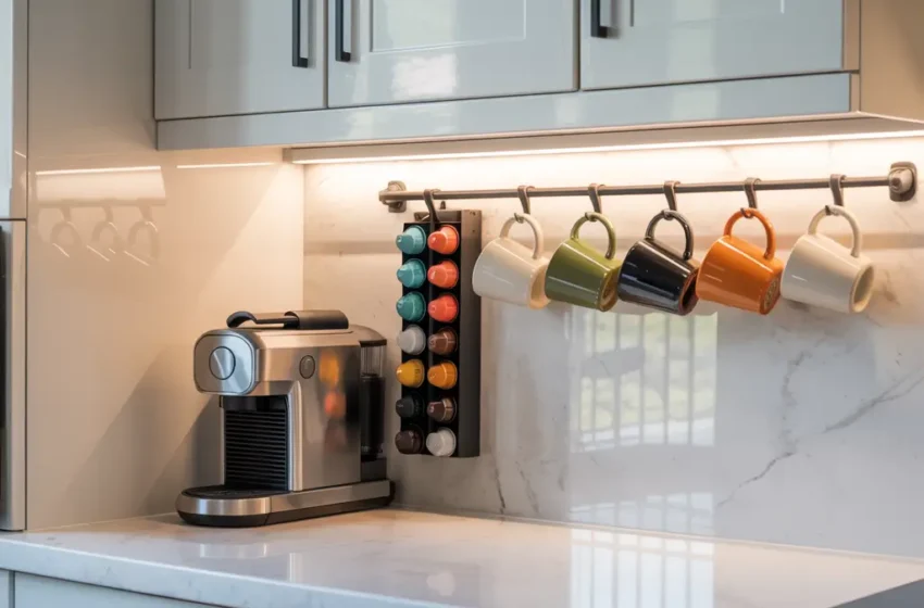  15 Cozy Small Coffee Bar Ideas for Small Kitchens