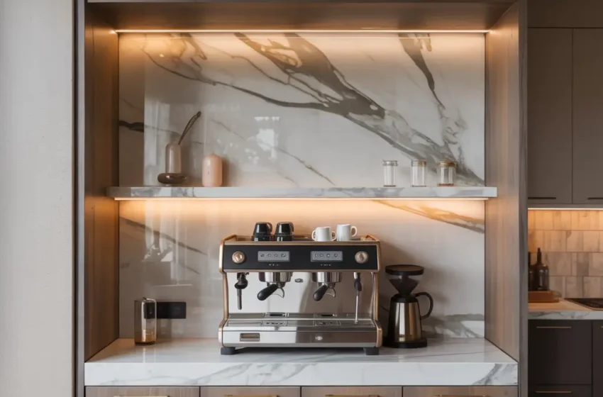  15 Smart Built In Coffee Bar Ideas for Tiny Spaces