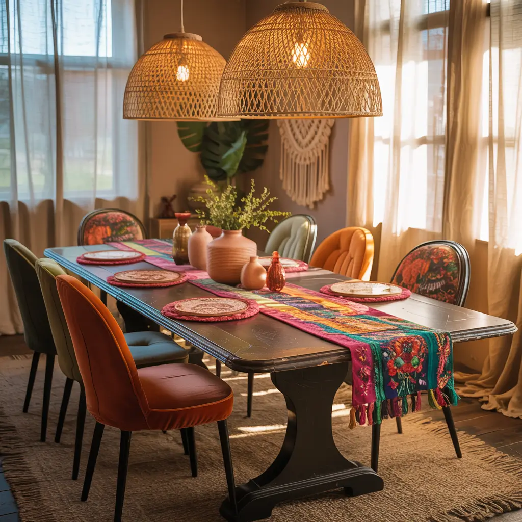 Boho Dining Room Decor