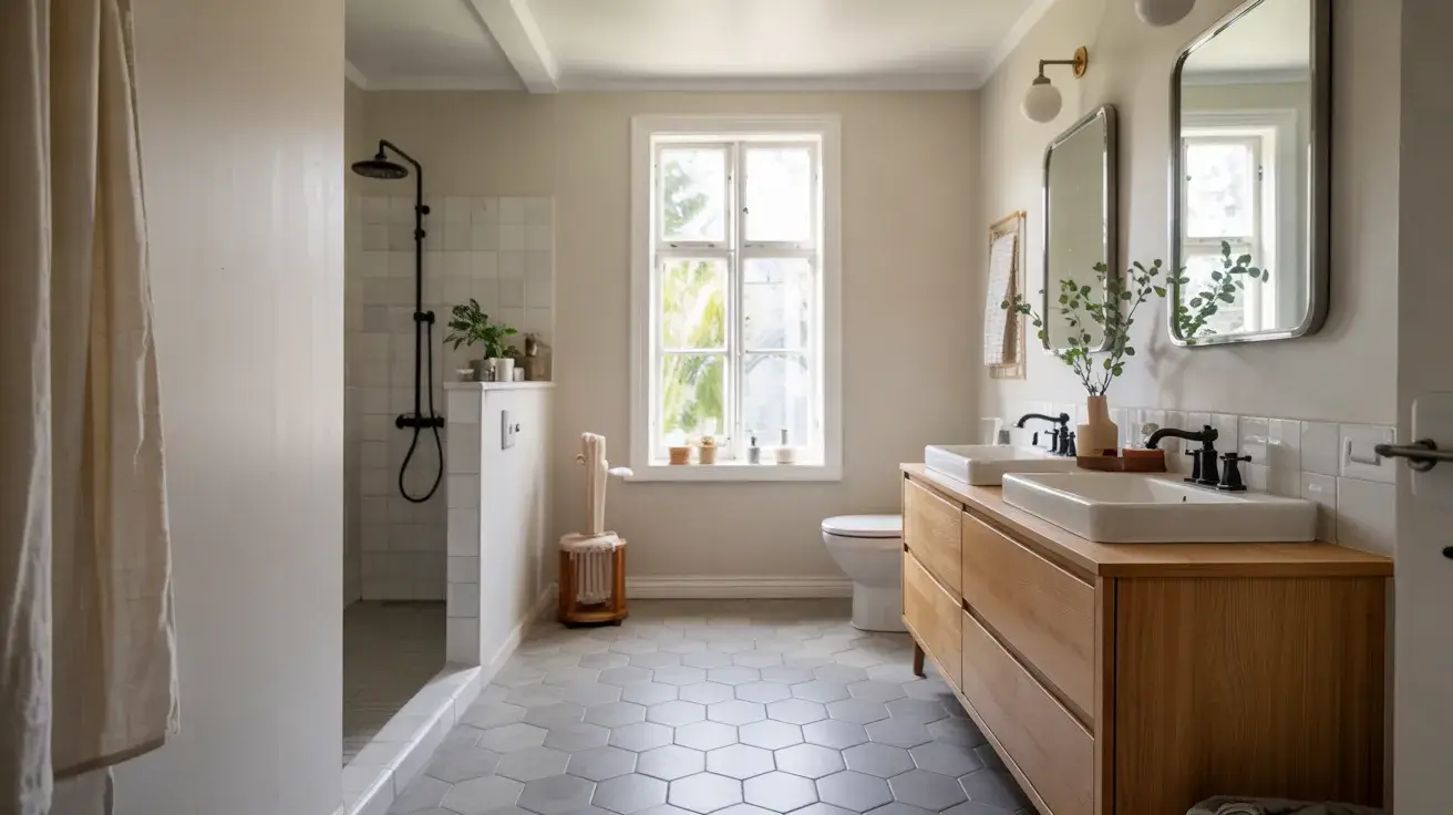 15 Elegant Hexagon Tile Bathroom Ideas for Any Home