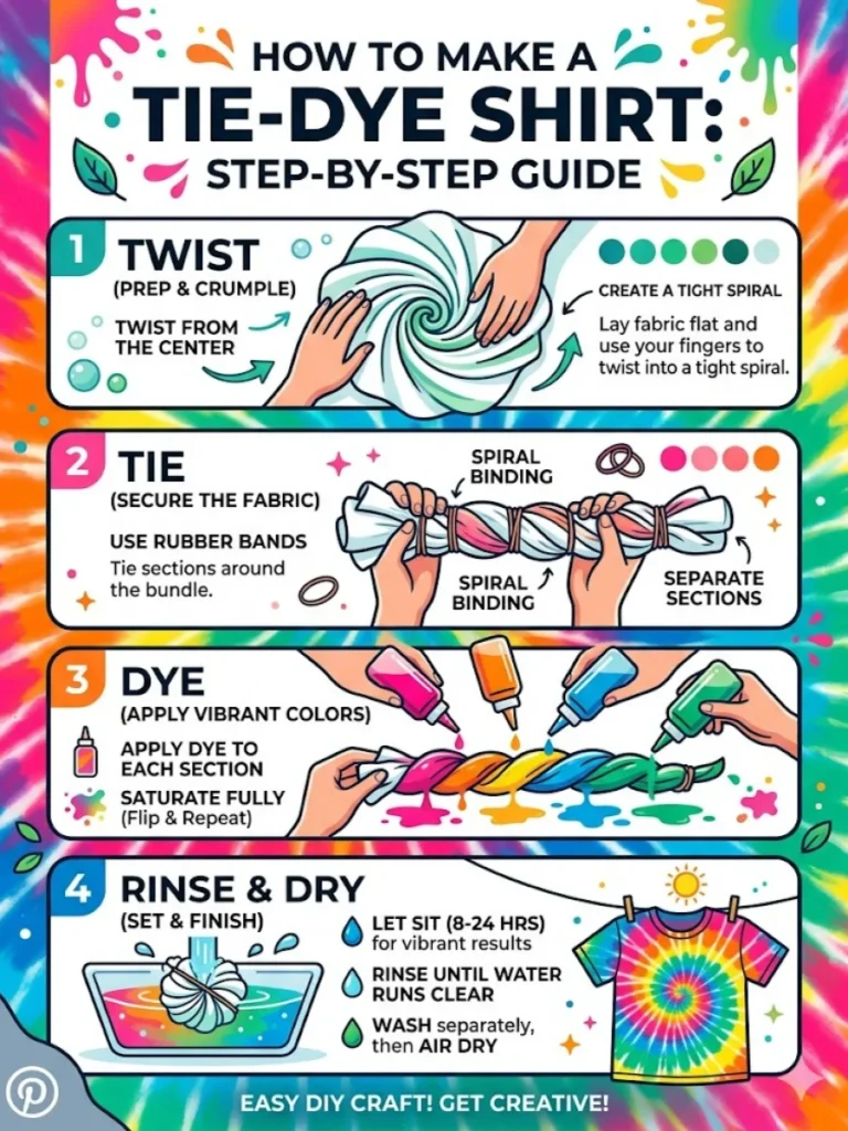 DIY Tie Dye T Shirts