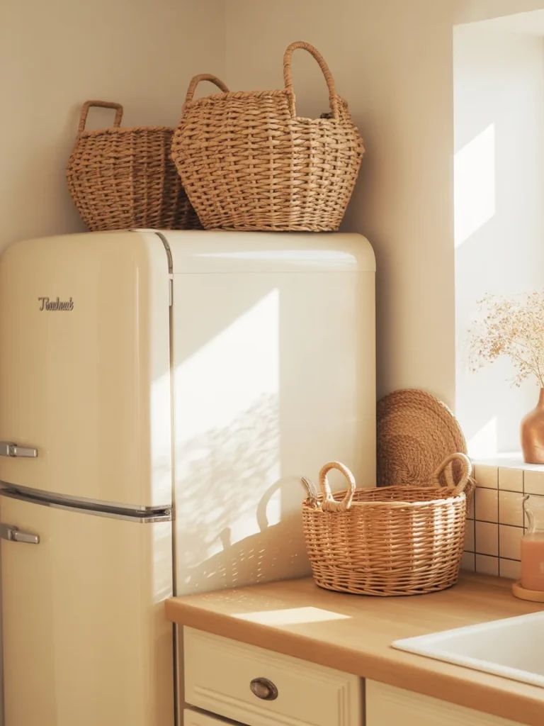 Use Decorative Storage Baskets