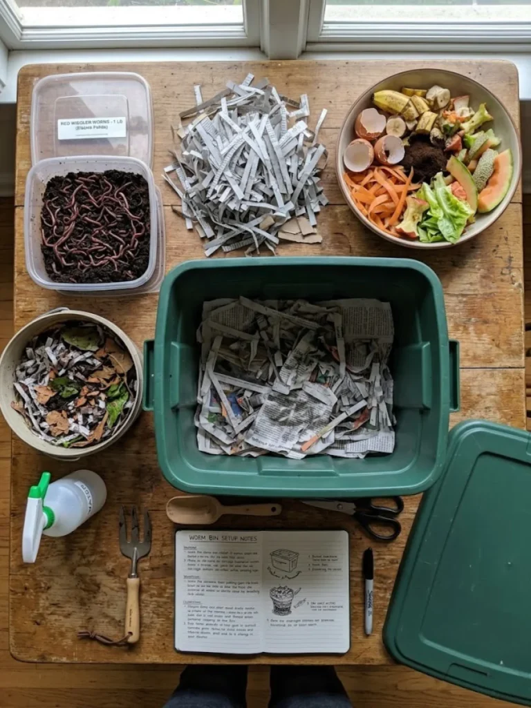What You Need to Build a Worm Composting Bin