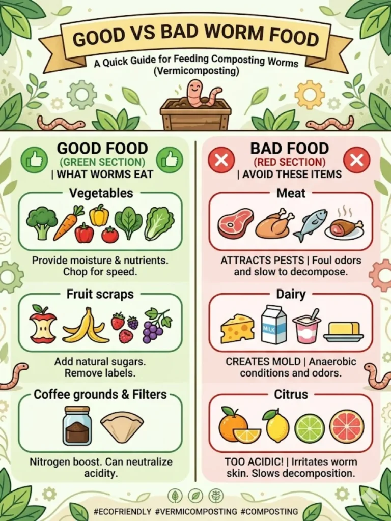 What to Feed Your Worms