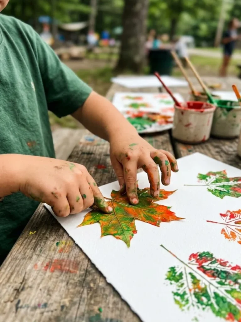Leaf Print Art