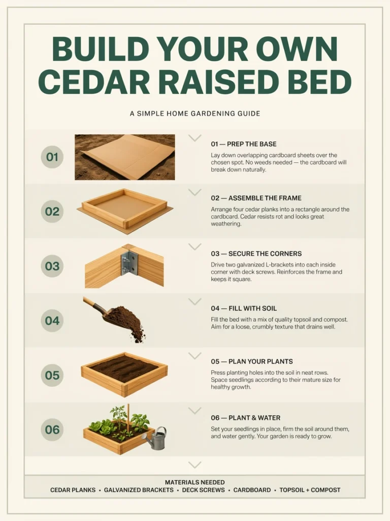 A Simple Raised Garden Bed