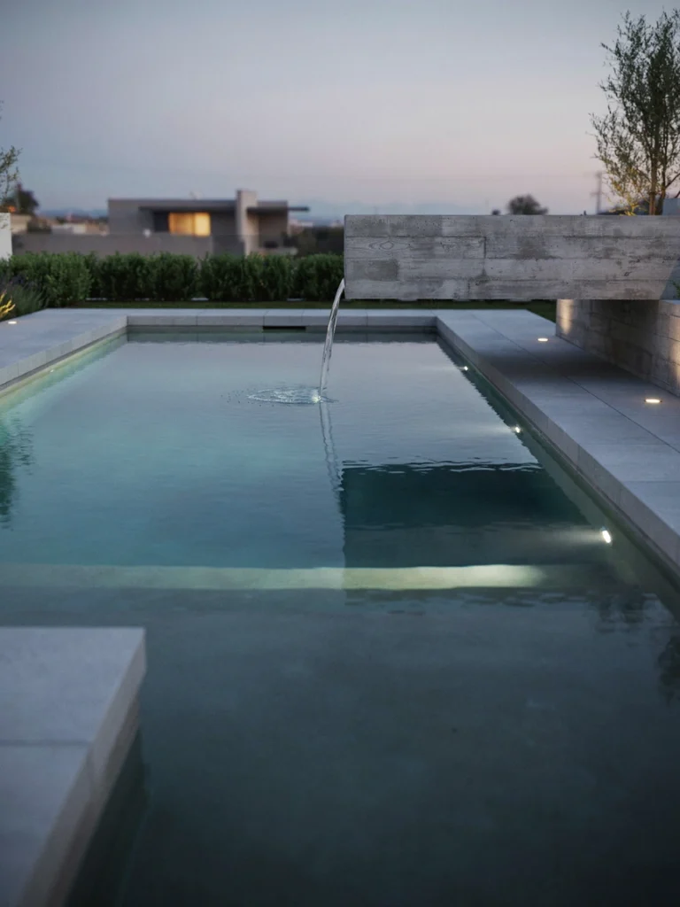 Cantilevered Spa Pool