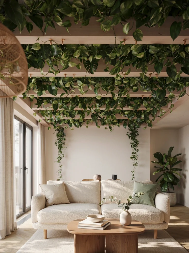Ceiling-Mounted Vine Canopy