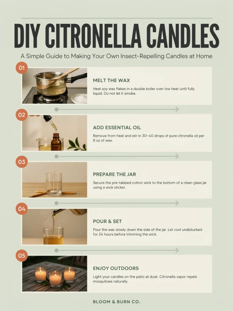Citronella Candles in Jars