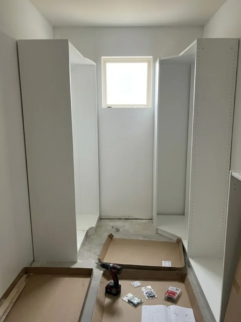 Installing Closet Frames (PAX Setup)
