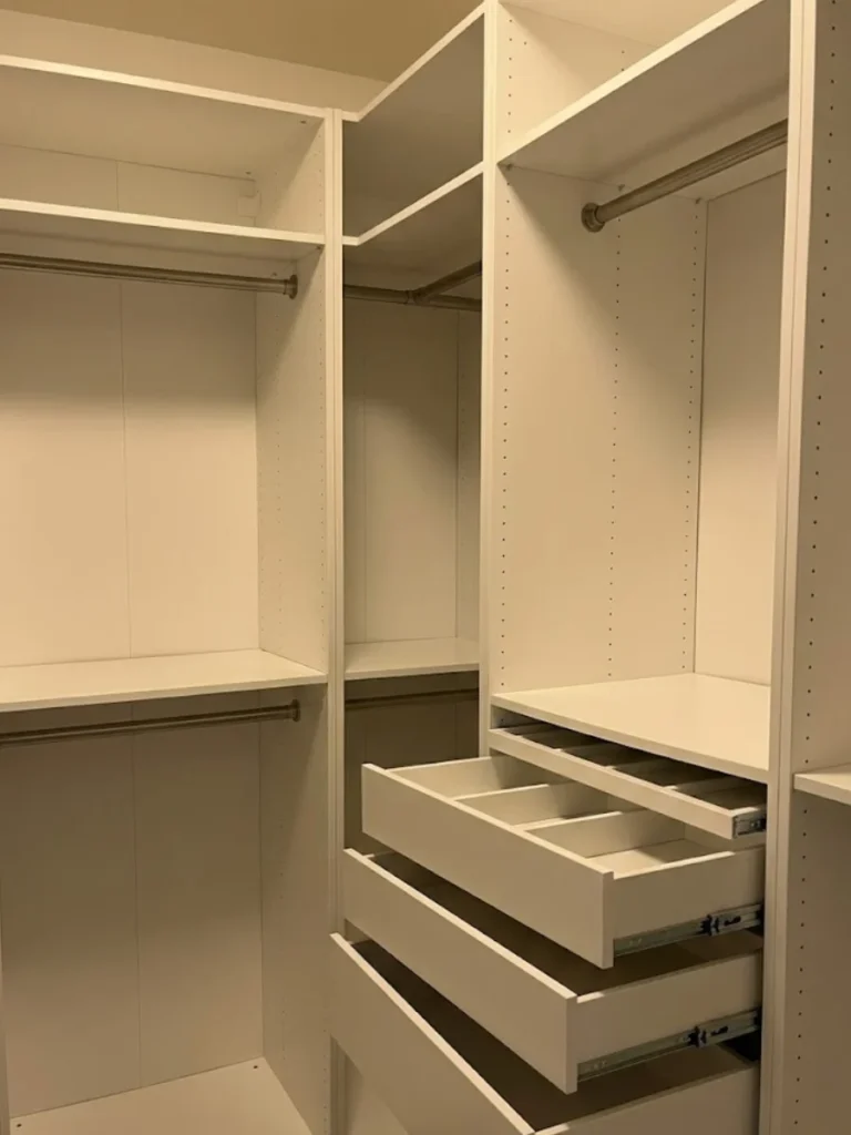 Installing Interior Fittings (Rods & Shelves)