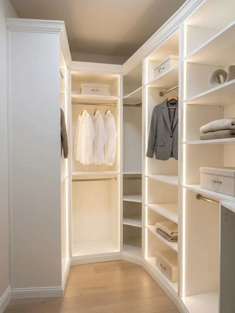 Lighting + Final Closet Styling