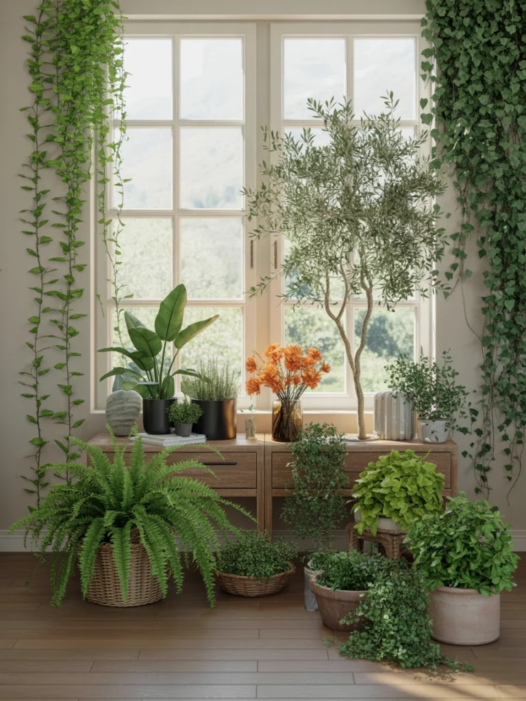 Living Plants as Floral Support