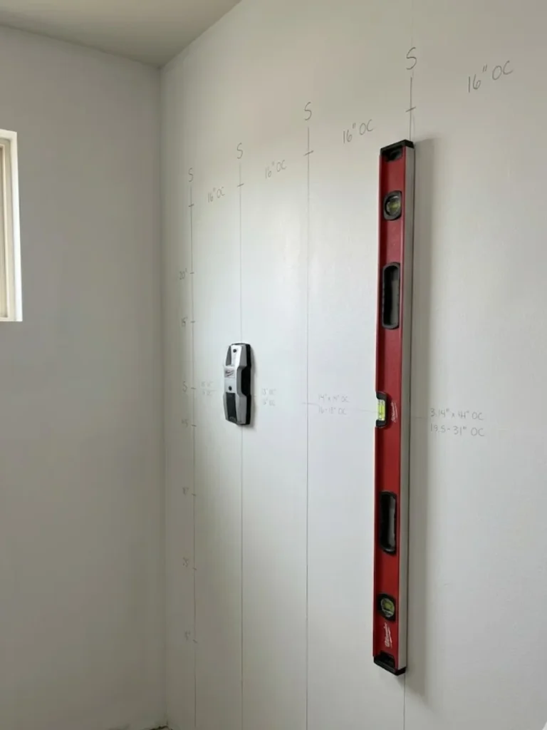 Marking Studs and Leveling Walls