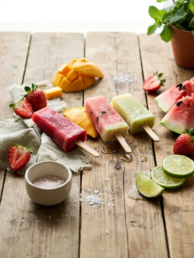 Real-Fruit Popsicles