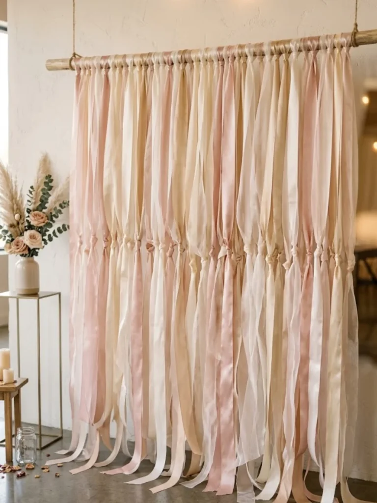 Ribbon Curtain Backdrop