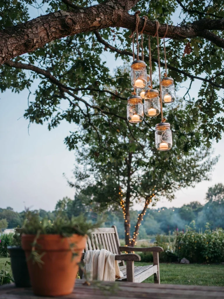 Solar Mason Jar Lanterns