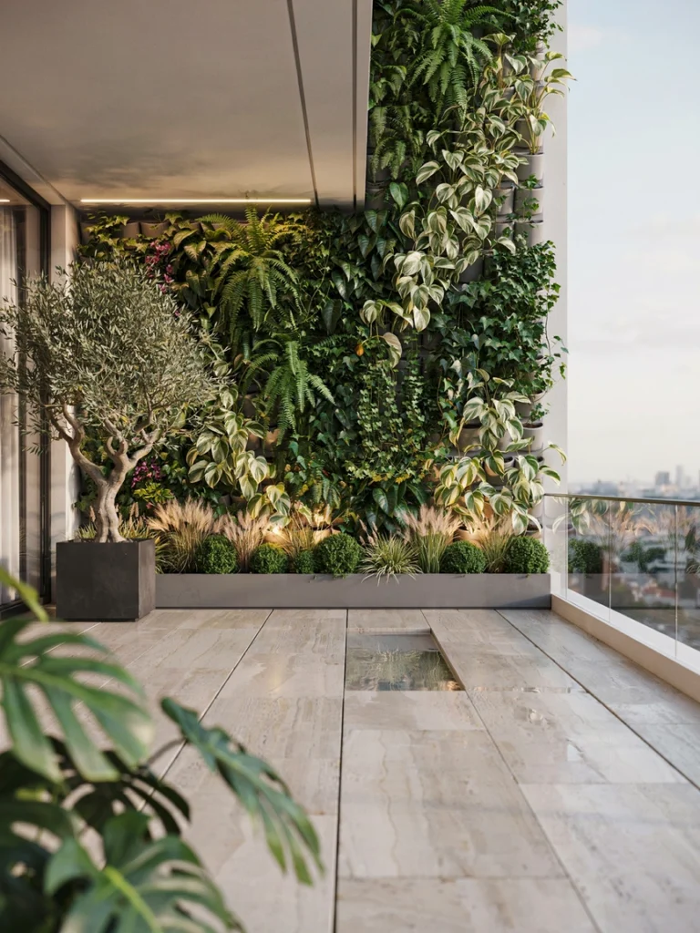 Vertical Green Wall Integration