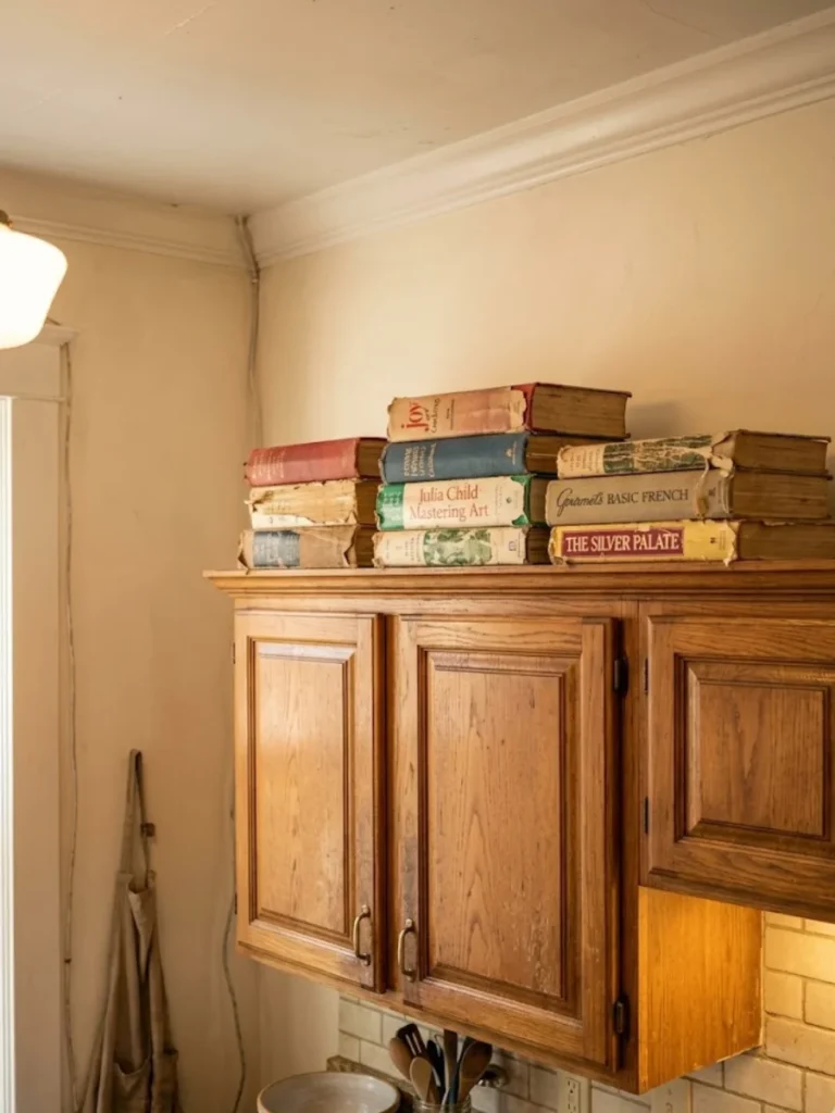 Vintage Cookbook Stacks